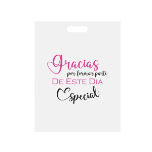 Bolsa Frase Día Especial