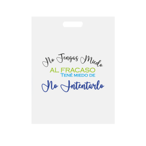 Bolsa Frase Intentarlo