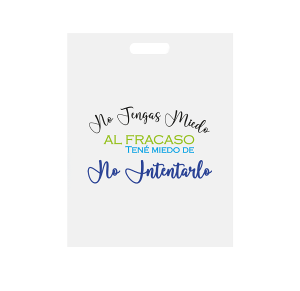 Bolsa Frase Intentarlo