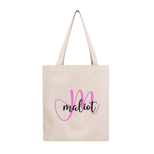 Tote Bag Nombre e Inicial