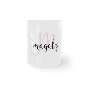 Taza Inicial y Nombre