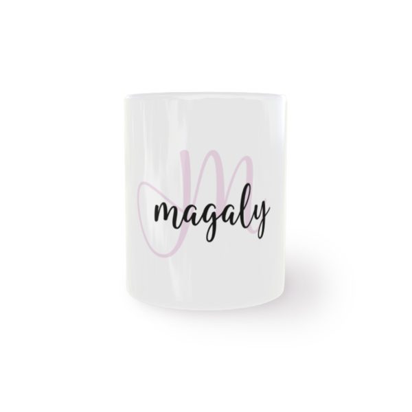 Taza Inicial y Nombre